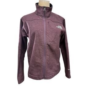 "THE NORTH FACE" Burgundy W/Muted Paisley‎ Scuba Zip Up Jacket SZ M PLZ READ!!!!